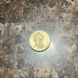 $1 Gold-Toned Coin Vintage 2010